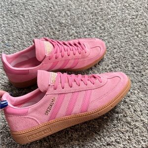 Adidas Spezial Pink Sneakers with Gum Sole